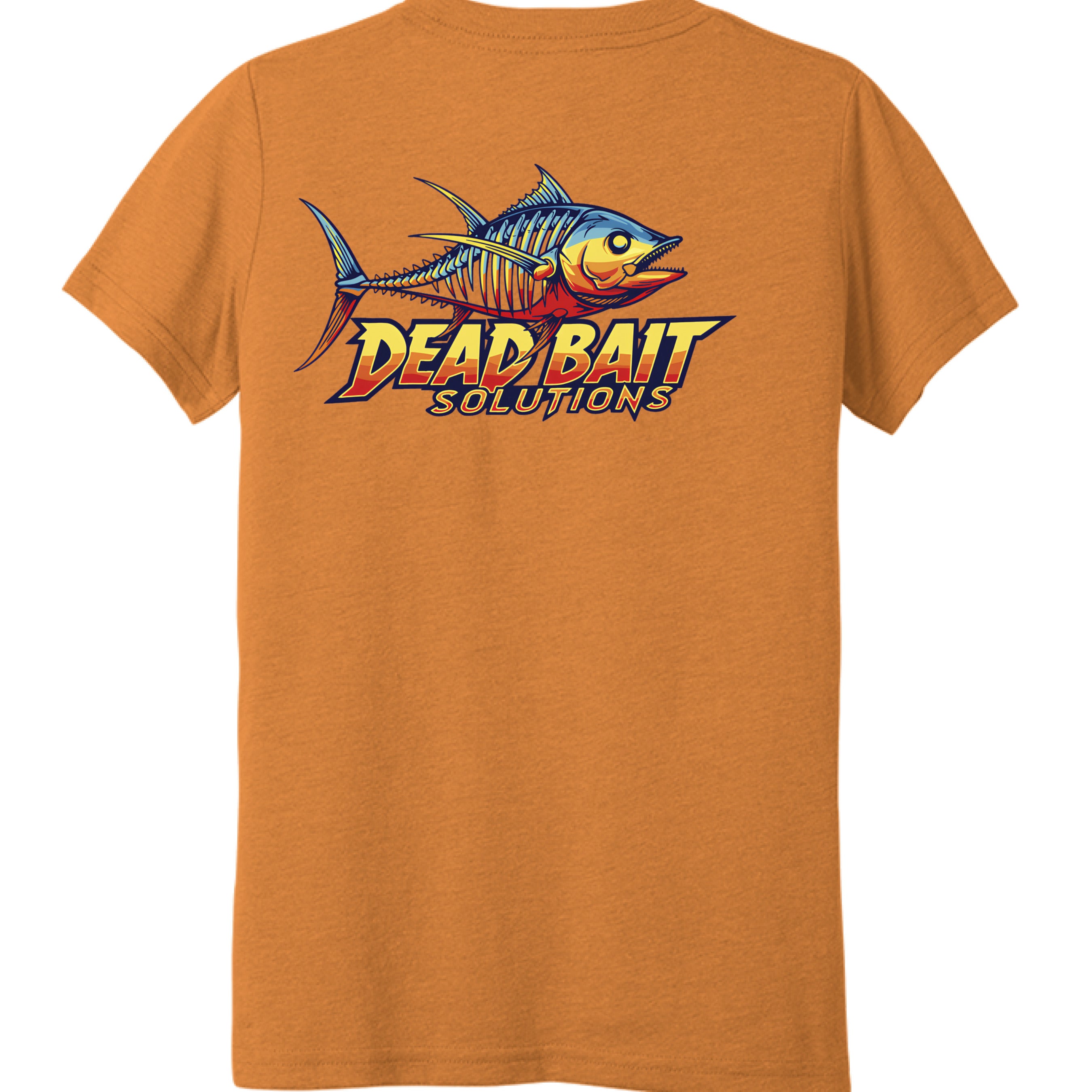 Orange Triblend - BACK